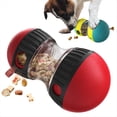 thumbnail image 2 of Superbola Giratoria con Fugas de Comida Comida Lenta Juguete para Perros Suministros para Mascotas Rompecabezas para Perros Juguete Alimentador Lento Rojo, 2 of 5