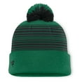 thumbnail image 2 of Men's Fanatics  Kelly Green Dallas Stars Fundamental Spirit Cuffed Pom Knit Hat, 2 of 2