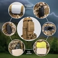 thumbnail image 4 of Mochila de Senderismo y Camping HongXingHai 100L Impermeable (Caqui-C), 4 of 9