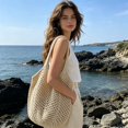 thumbnail image 4 of XQWJWLA Crochet Bag for Women, Crochet Tote Summer Bag Mesh Large Shoulder Bag ( 14 x 11 x 10in), 4 of 7
