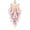 24# (Flowing Drape Ghost), variant on Soft Drape Ghost Suncatcher Hanging Wall Decor Ghost Silhouette with Long Cascading Crystal Tassels Halloween Ornament for Window and Wall Display (Flowing Drape Ghost)