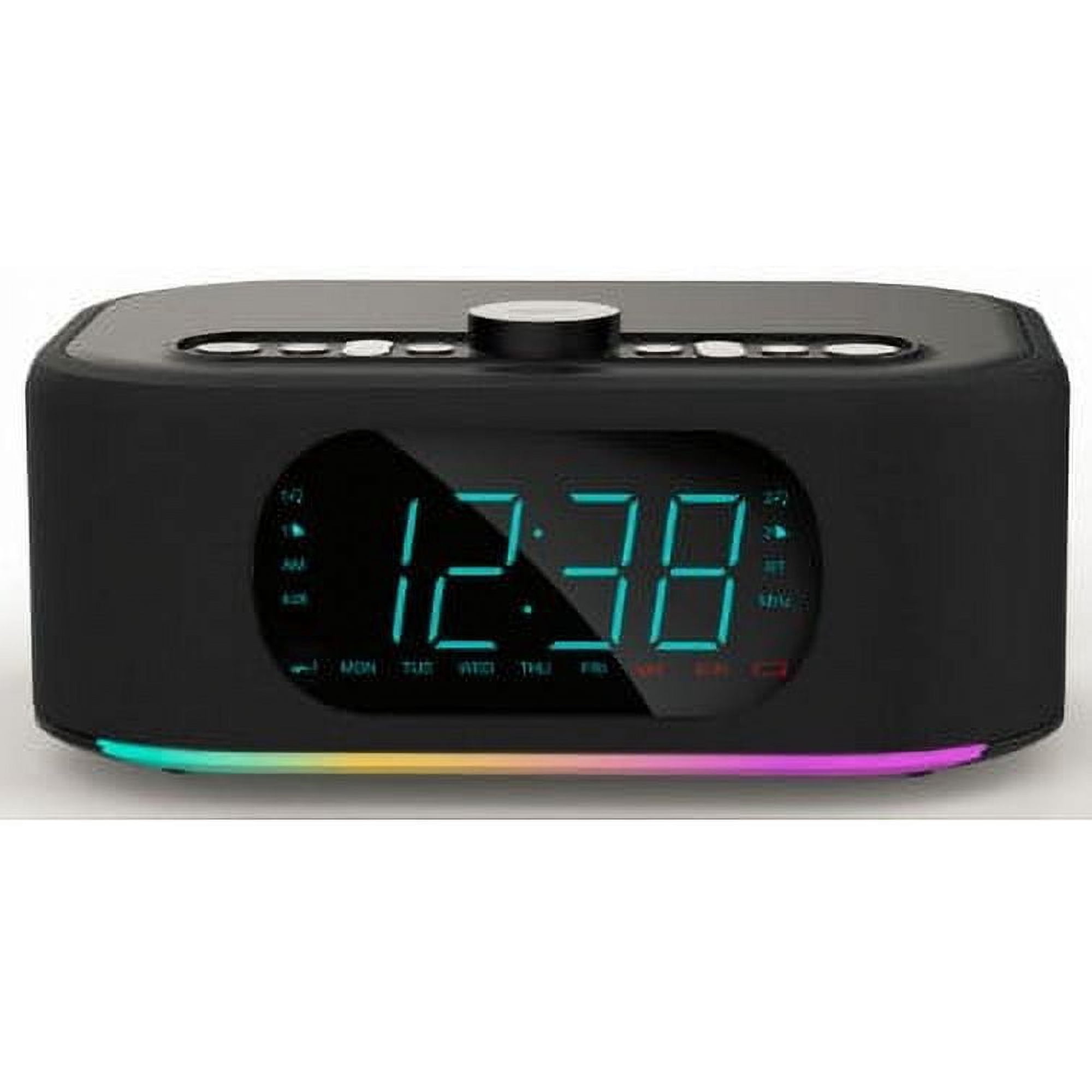 Emerson Smart Set Dual Alarm Clock Radio, 10 W Bluetooth Speaker, 15 W Wireless Charging, 7 Mode photo Emerson Smart Set Dual Alarm Clock Radio, 10 W Bluetooth Speaker, 15 W Wireless Charging, 7 Mode