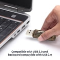 thumbnail image 4 of INLAND Micro Center Super Speed ​​Paquete de 10 unidades de 32 GB USB 3.0/USB3.1 Gen1 Flash Drive Tamaño de goma Memory Stick Unidad de almacenamiento de datos Jump Drive 10 veces más rápido que las u, 4 of 7