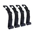 thumbnail image 4 of 4 ganchos para reposacabezas de coche, colgadores de almacenamiento, accesorios automotrices portátiles, fáciles de usar. Negro, 4 of 8