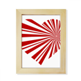 thumbnail image 1 of Rojo el dia de San Valentin corazon Bloom Escritorio de madera Arte Pintura 6x8 pulgadas marco de foto foto, 1 of 4