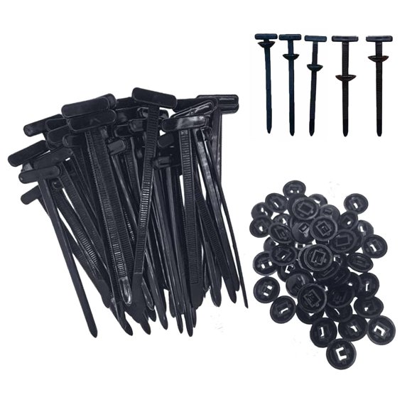 Hebilla de amarre universal de nylon BOVVSKY (50 piezas)