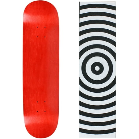 Skateboard Deck Pro 7-Ply Canadian Maple STAINED RED With Griptape 7.5  - 8.5 price history on PriceWatchPro