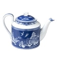 thumbnail image 2 of Grace Teaware Bone China Blue Willow Teapot 4-Cup, 2 of 4