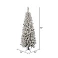 thumbnail image 3 of Vickerman A100376LED 7,5 Pi x 36 Po Arbre de Noël Floqué Pacifique 270L WmWht, 3 of 4