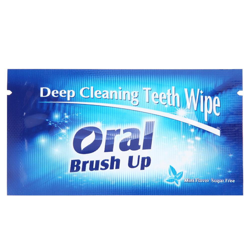 Kritne 50Pcs Wipes Dental Clean Teeth Wipe Cloth Tooth Cleansing Tool for Oral Deep Cleaning, Oral Cleaning Cloth