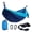 Double|Blue, variant on Camping Hammocks, Double & Single Hammock with Tree Straps,Portable Lightweight Parachute Nylon Camping Gear for Outside Hiking Beach Backpack Survival Travel
