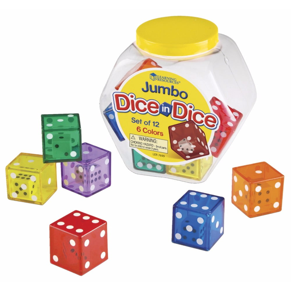 Learning Resources Jumbo Dice In Dice