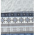 thumbnail image 3 of Fair Isle Blue 3 Piece Microfiber Comforter Set - King, 3 of 5