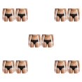 thumbnail image 3 of Guardurnaity 2x calzoncillos transpirables de cintura baja para hombre de máxima comodidad con ropa interior Sexy para hombre, calzoncillos sexys Type2 NO2, 3 of 6