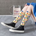 thumbnail image 5 of KLL Groovy Daisy Flowers Print Cool Socks Men's Women's Crew Socks Funny Crazy Novelty Stockings, 5 of 6