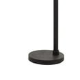 thumbnail image 4 of Tubular Metal Downbridge Floor Lamp with Wooden Accents, Black- Saltoro Sherpi, 4 of 5