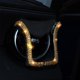 thumbnail image 3 of Soporte universal para teléfono en forma de U con clip de montaje en salida de aire de coche con decoración de cristal brillante, 3 of 5