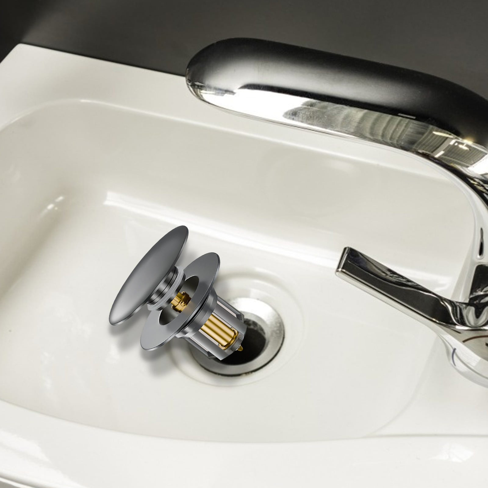 1 Pièce Bouchon De Vidange Universel Pour Lavabo Avec Noyau Anti-odeur 1 Pièce Bouchon De Vidange Universel Pour Lavabo Avec Noyau Anti-odeur