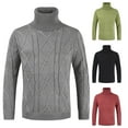thumbnail image 1 of CEHVOM Autumn And Winter New Leisure Daily Commuting Trend Personality Color High Neck Men's Sweater, 1 of 4