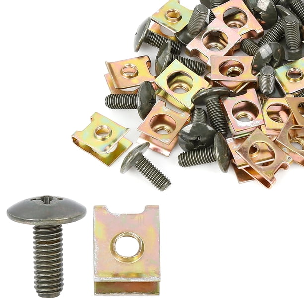 20 Juegos 6x16mm U Clip Phillips Tornillo Surtido para Coche