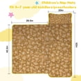 thumbnail image 5 of Golden Christmas Snowflake Pattern Toddler Nap Mats for Kids Preschool,50"x20" Sleeping Mat Bag or Kids,Toddler Sleeping Bag,Toddler Nap Mat or Daycare, 5 of 6