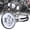 Silver, variant on Black 4.5" Passing Light + 7" CREE LED Headlight w/ Bracket for Harley Davidson