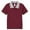 Brick Red, variant on Boys School Uniform Short Sleeve Polo Shirt Comfortable Uniforms for Boys 12-18 Months