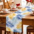 thumbnail image 5 of Table Runners 36 Inches Long Dress Scarves, Tropical Palm Leaves Farmhouse Kitchen/Dining Table Decor Table Runner, Short Coffee Tablerunners, Summer Botanical Boho Watercolor 13x36 Inch, 5 of 9