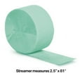 thumbnail image 2 of Fresh Mint Green Streamer 81', 2 of 2