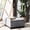 Charcoal, variant on Ample interior storage, blue polyester fabric - Keeps items organized at home