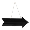 thumbnail image 1 of KAKOWELY acrylic sign board Hanging Arrow Chalkboard Sign Rustic Decorative Blank Display Presentation Board Acrylic Direction Sign Diy Blackboard For Office School Supplies Party Wedding, 1 of 4