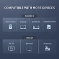 thumbnail image 4 of 4K HDMI Cable 2.0 - 18Gbps, 4.9ft, Soporta ARC/3D/4K @ 60Hz, Gold-Plated Conectores - para televisores, proyectores, consolas de juegos, 4 of 8