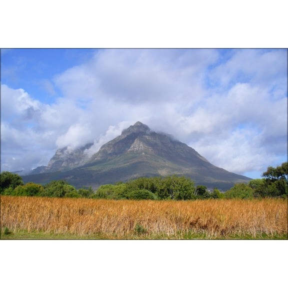 24"x36" Gallery Poster, Devil's Peak Cape Town