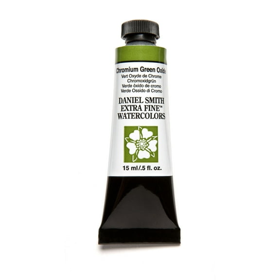 Daniel Smith Extra Fine Watercolor, 15 ml, Chromium Green Oxide