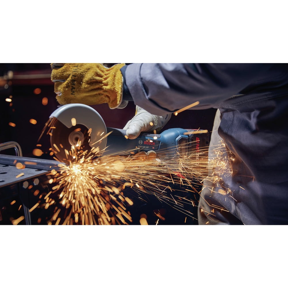Restored Premium Bosch GWX18V-10PN-RT 18V Brushless Lithium-Ion 4-1/2 - 5 in. Cordless X-LOCK Angle Grinder with No Lock-On Paddle Switch (Tool Only) (Refurbished)
