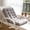 Gray, variant on Qiopertar Thickened Folding Chair Pad with Backrest, Seat Cushion for Long Term Sitting, Lumbar Support Back Cushion for Office Use