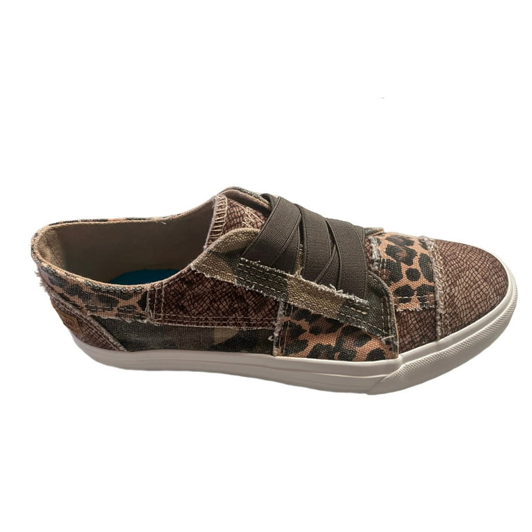 Blowfish Malibu Womens Marley Slip On Sneaker 8.5 Snake Kitty Camo Walmart