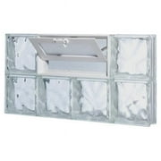 Pittsburgh Corning 102891 32 x 16 in. Decora Vented Glass Block Window