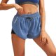 thumbnail image 2 of Pantalones cortos de deporte para mujer Nuevas mujeres Bufanda de gasa Estampado floral Contraste Pa Abody Pantalones cortos de deporte para mujer, 2 of 7