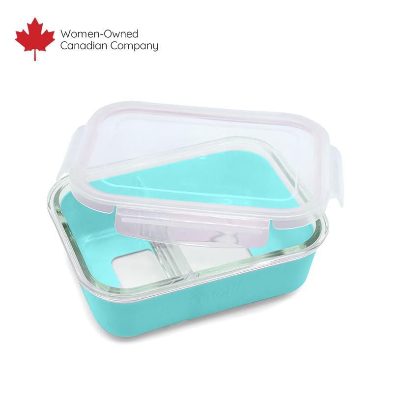 Boîte Bento en Verre avec Housse en Silicone