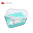 thumbnail image 1 of Meli Glass Bento Box with Silicone Sleeve - 740 ml - blue- 1 unit, 1 of 6