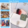 thumbnail image 4 of 4Pcs  Painting Pocket Mirror Set DIY Compact Mirror with  Painting Cover Portable Folding Mirror Kits Mandala Style Double Side Pocket Mirror Women Girls, 4 of 7