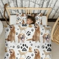 thumbnail image 3 of Golden Retriever Duvet Cover and Pillowcase Set for Single Bedding, Bedroom Accessories for Kids Teens, 3 of 5