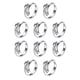thumbnail image 2 of Minnieouse Anillo Metal Anillo Abierto Ajustable Mujer Mano Anillo Aleación Oro Plata Mano Joyería para Fiesta Regalo, Plata plata 10piezas, 2 of 6