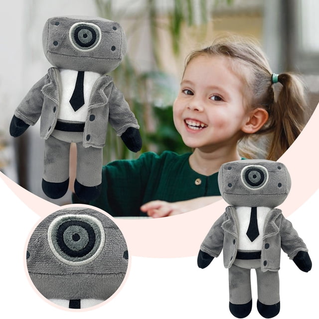 MSI 9.84" Skibidi Toilet Peluche Juguetes Toilet Titan Cameraman Peluche Skibidi Toilet TV Hombre Navidad Halloween Regalos para Niños Niños