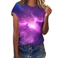 thumbnail image 4 of Warop Unisex Casual T-shirt with Star Print, Short Sleeve and Round Neck for Daily Wear and Leisure Activities, 4 of 6