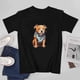 thumbnail image 3 of Cute Pitbull Spaniel Tshirt Tee Man Woman Kid Vintage Pitbull Spaniel Anime Cartoon Graphic Tee Top, 3 of 4