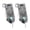 Black, variant on Pair Trailer Access Door Latch Set, Push Button Flush Mount Compartment Latch with Cylinder Closure for Baggage Door Panel,