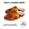 thumbnail image 6 of Fotbe Sunflower4 Pattern Women's Fuzzy Curly Fur Memory Foam Loafer Slippers Indoor Outdoor Slippers Winter Home Shoes-44/45, 6 of 7