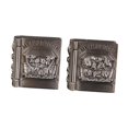 thumbnail image 2 of lionlar 2 Pieces Baby Tooth Box First Teeth Box Tooth Fairy Box Teeth Storage Holder argent, 2 of 9
